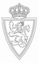 Zaragoza Escudo sketch template