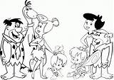 Coloring Pages Flintstone Popular Printable Flintstones sketch template