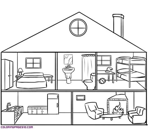 house  rooms coloring pages house colouring pages coloring pages
