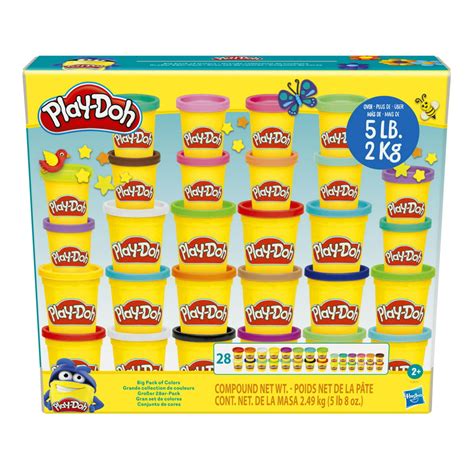 play doh big pack  colors bulk  pack includes  pounds  compound