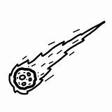 Asteroid Clipart Vector Comet Clip Illustrations Similar sketch template