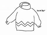 Sweater Sueter Vestir Prendas Chompa Pinta Imagui Recorta Sueteres Chompas sketch template