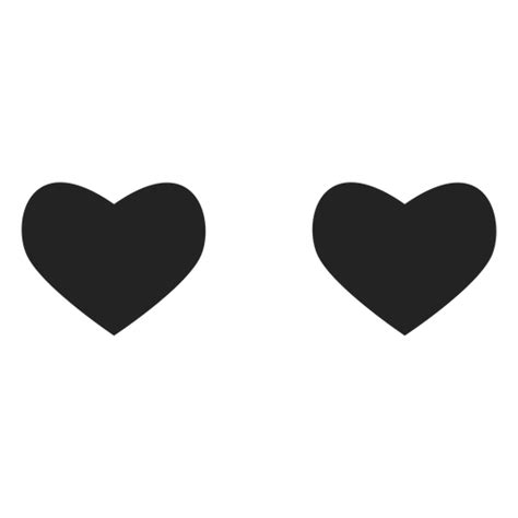 inlove emoticon heart eyes transparent png svg vector file