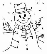 Coloring Winter Snowman Snowy Season Pages Smiling Snow Mr Printable Color Getcolorings Print Getdrawings sketch template