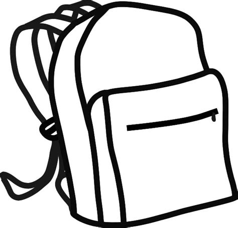pin  backpack coloring pages