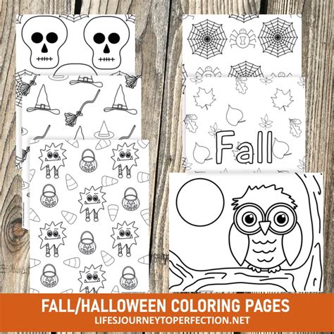 lifes journey  perfection fun coloring pages  fallhalloween
