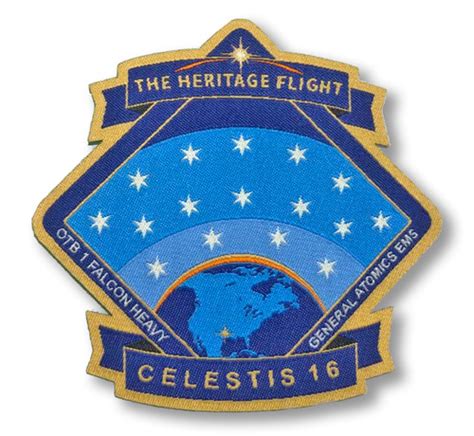 heritage flight mission patch