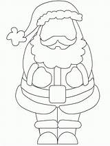 Santa Claus Template Coloring Popular Colouring Coloringhome Pages sketch template