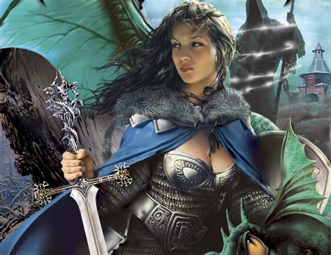 Fantasy Women Warrior Wallpaper 214028 Alecto