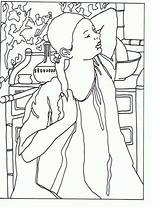 Cassatt Mary Coloring Pages Comments Library Coloringhome sketch template