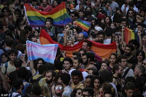 Turkish Riot Police Fire Tear Gas At Activists Who Gathered For Pride