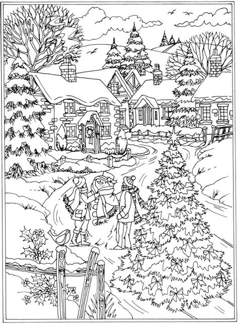 top  ideas  winter coloring pages  adults home family