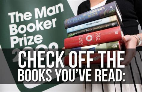 how many man booker prize winning novels have you read book worth