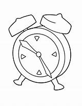 Clock Coloring Pages Alarm Drawing Pendulum Paper Library Clipart Popular Book sketch template