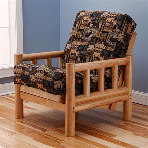 lodge chair size futon set premium cover dcg stores