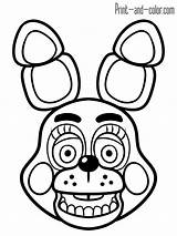 Nights Five Coloring Pages Freddy Freddys Entitlementtrap Color sketch template