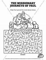 Missionary Journeys Mazes Crossword Sharefaith sketch template