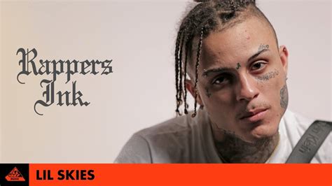Rappers With Braids Lil Skies Explains His Tattoos Rapper