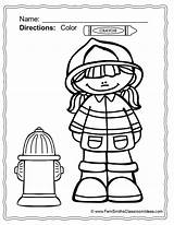 Fire Coloring Safety Pages Printable Prevention Kids Station Color Week Truck First Fun Dollar Hydrant Template Preschool Responders Sheets Drawing sketch template