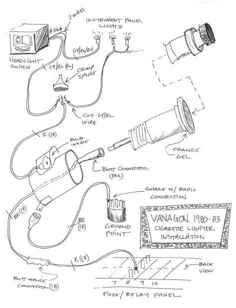 car cigarette lighter wiring diagram wiring site resource