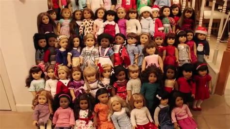 All My 107 American Girl Dolls January 2016 Youtube