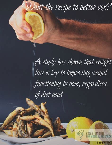losing weight improves your sex life kimr staff research