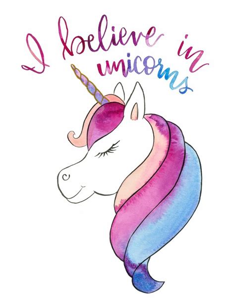 scritta  inglese unicorno stilizzato disegno   unicorno