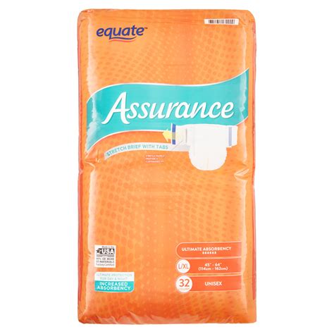 assurance unisex incontinence stretch briefs  tabs ultimate