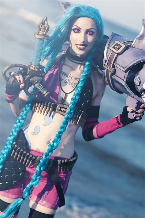 jinx league of legends cosplay by misshatred by