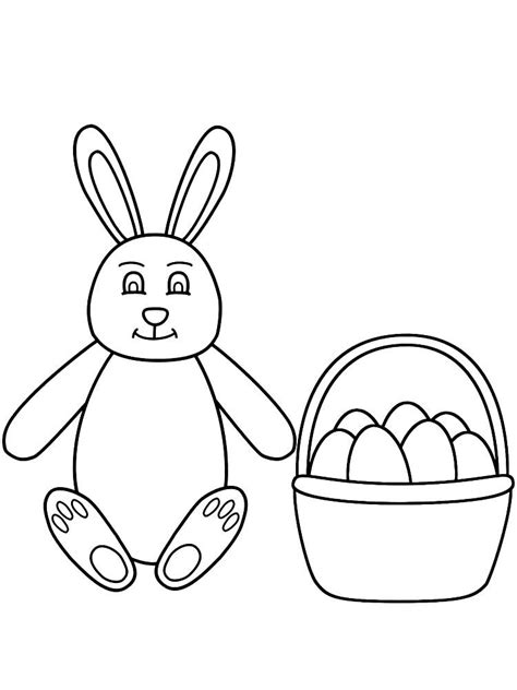 bunny ears coloring page    collection  easy bunny coloring