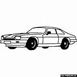 Jaguar Xjs Coloring 1975 Cars Online Pages Thecolor sketch template