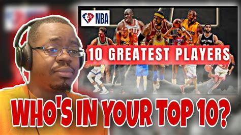 75 Greatest Nba Players Of All Time 1 10 Reaction Youtube