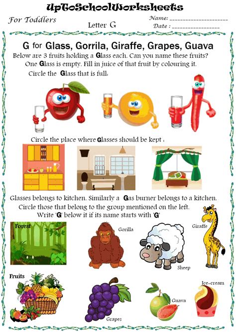 free gk worksheets for class 1 ukg kindergarten worksheets counting