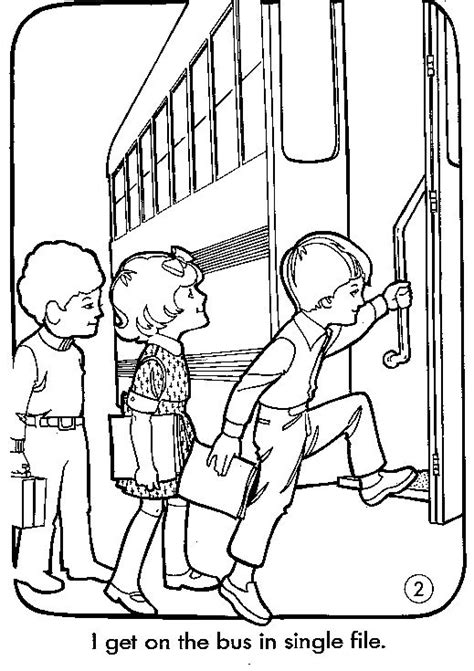 school bus safety coloring pages bus safety school bus safety
