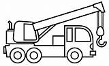 Crane Truck Coloring Cartoon Kids Pages Drawing Sheet Easy Realistic Version Drawings Bus Choose Board Coloringpagesfortoddlers Paintingvalley Painting sketch template