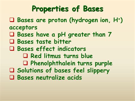 acid base reactions  chemistry