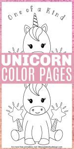 unicorn coloring pages life  sweeter  design