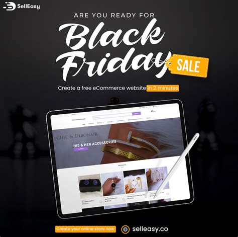 create   ecommerce website    minutes   black friday