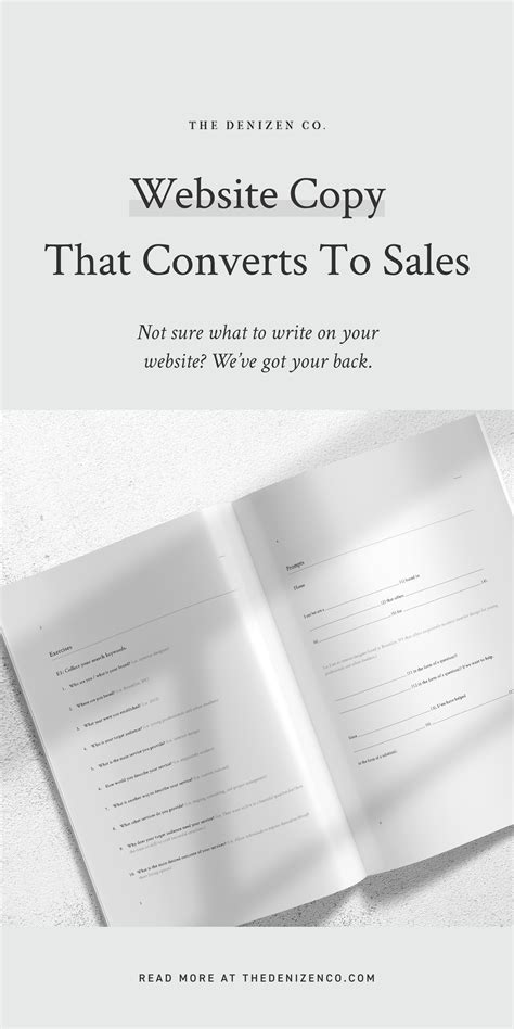 website copy templates  sell  convert   website copy