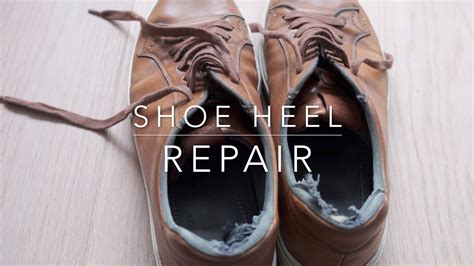 diy shoe heel repair youtube