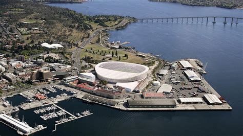 tasmania team afl reveals  hobart city stadium