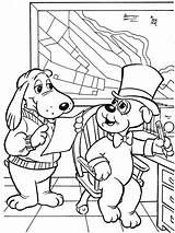 Coloring Pages Puppy Printable Poundpuppies 1980s Pound Sheets Lab Crafts sketch template