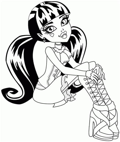 monster high   coloring pages coloring pages monster high