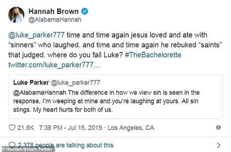 hannah brown denies she s promiscuous as she slams back at slut shamers daily mail online