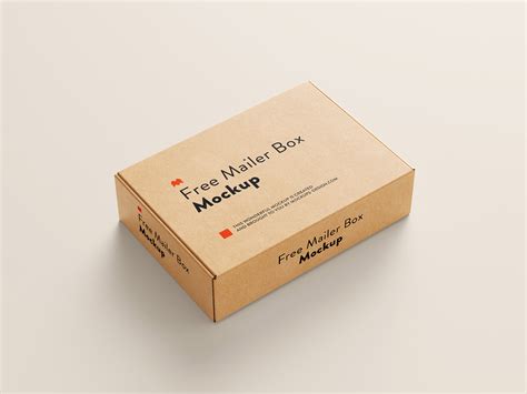 mailer box mockup mockups design