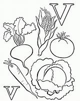 Coloring Vegetable Pages Vegetables Color Kids Sheets Nutrition Food Print Printable Fruits Book Worksheets Library Clipart Related Fruit Popular Coloringhome sketch template