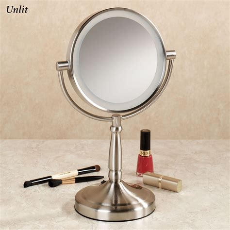 cordless led lighted  magnifying vanity mirror