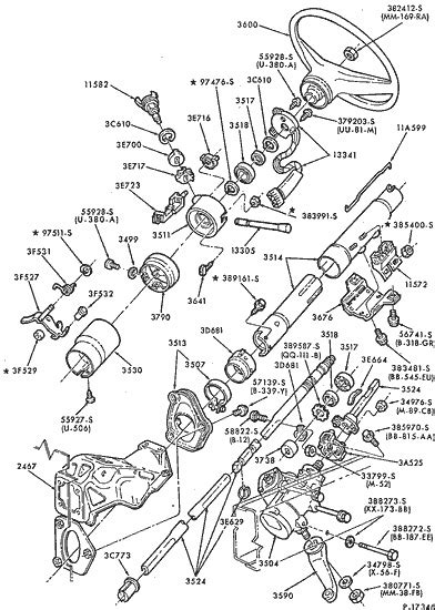 ford  steering column diagram wiring site resource