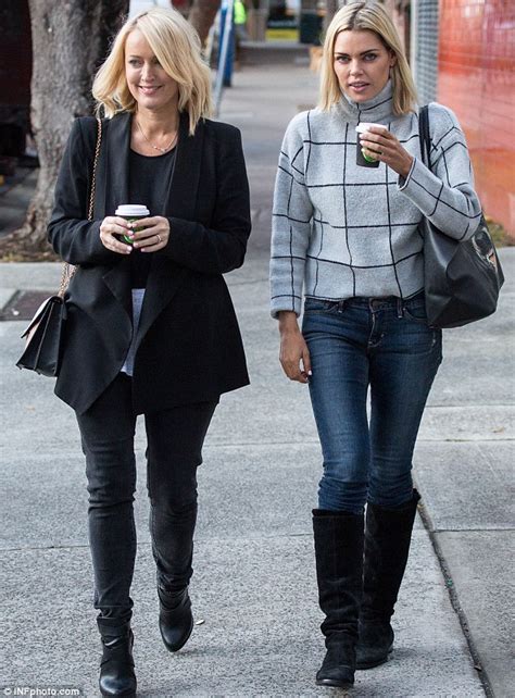 sophie monk and jackie o henderson act like giggly teens on morning coffee run daily mail online