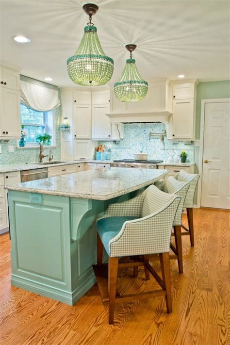 turquoise  aqua kitchen ideas refresh restyle
